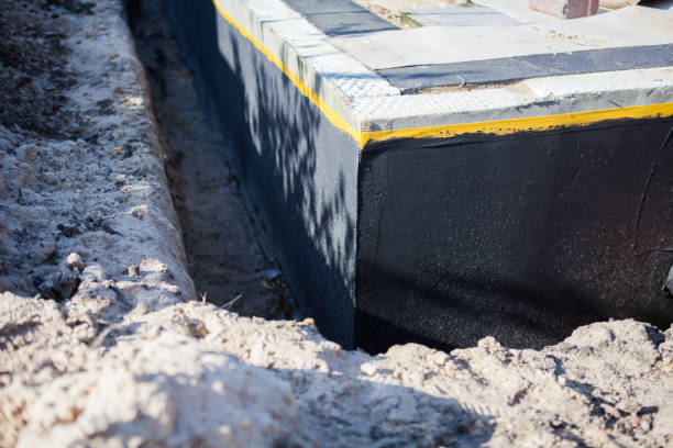 Residential Waterproofing installation at a Cedar Grove, NJ home by SJ Waterproofing Pros